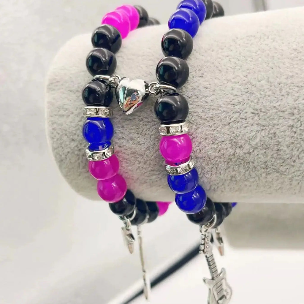 Magnetic Guitar Couple Bracelets