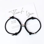 Bracelets for Couples and Friends Magnetic Heart Link Bracelet 5