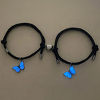 Couples' Bracelets Glow Butterfly ID Bracelets