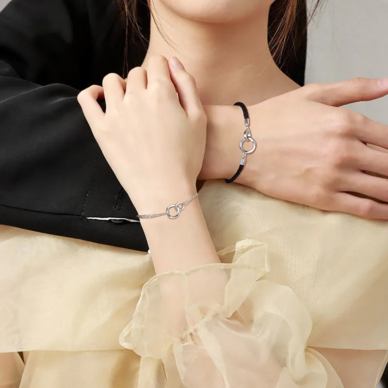 Romantic Couple Bracelets Link Bracelets Rings