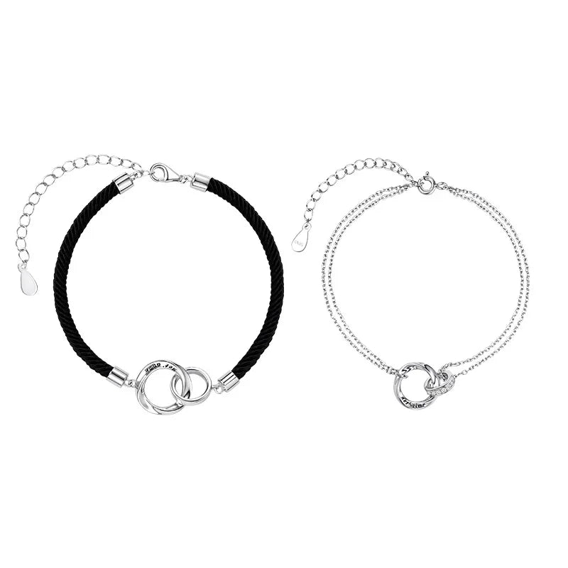 Romantic Couple Bracelets Link Bracelets Rings 