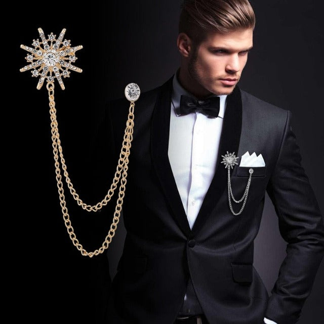 Sunburst Lapel Pin