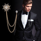 Sunburst Lapel Pin