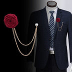 Rose Flower Lapel Pin