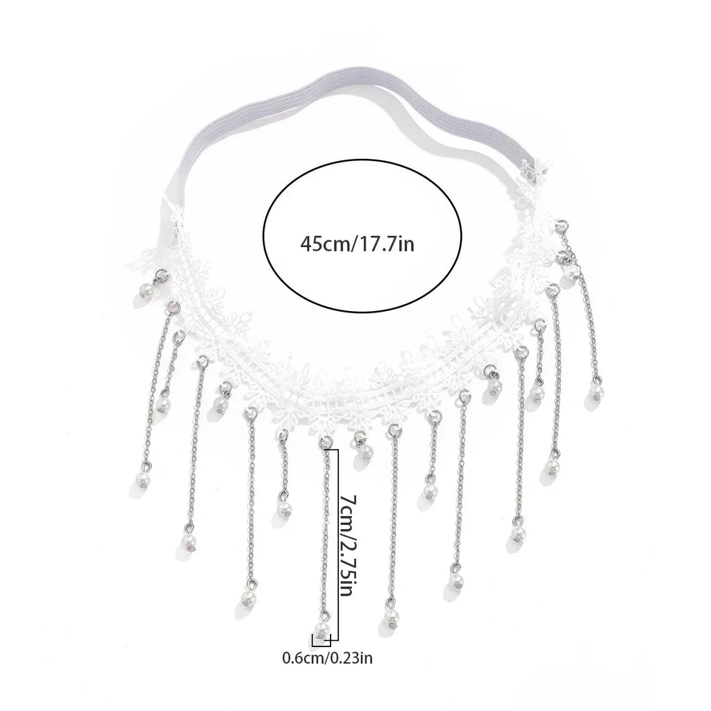 White Thigh Chain - Thigh Jewelry Body Thigh Women Leg