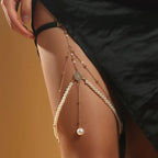 Pearl Thigh Chain - Body Jewelry Thigh Leg Women