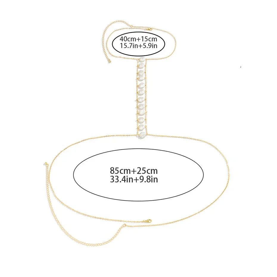 Women’s Décolleté Necklace Breast Jewelry