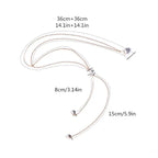 Back Chain Necklace Women's Back Ornament Beads