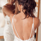 Back Chain Necklace Women's Back Ornament Beads