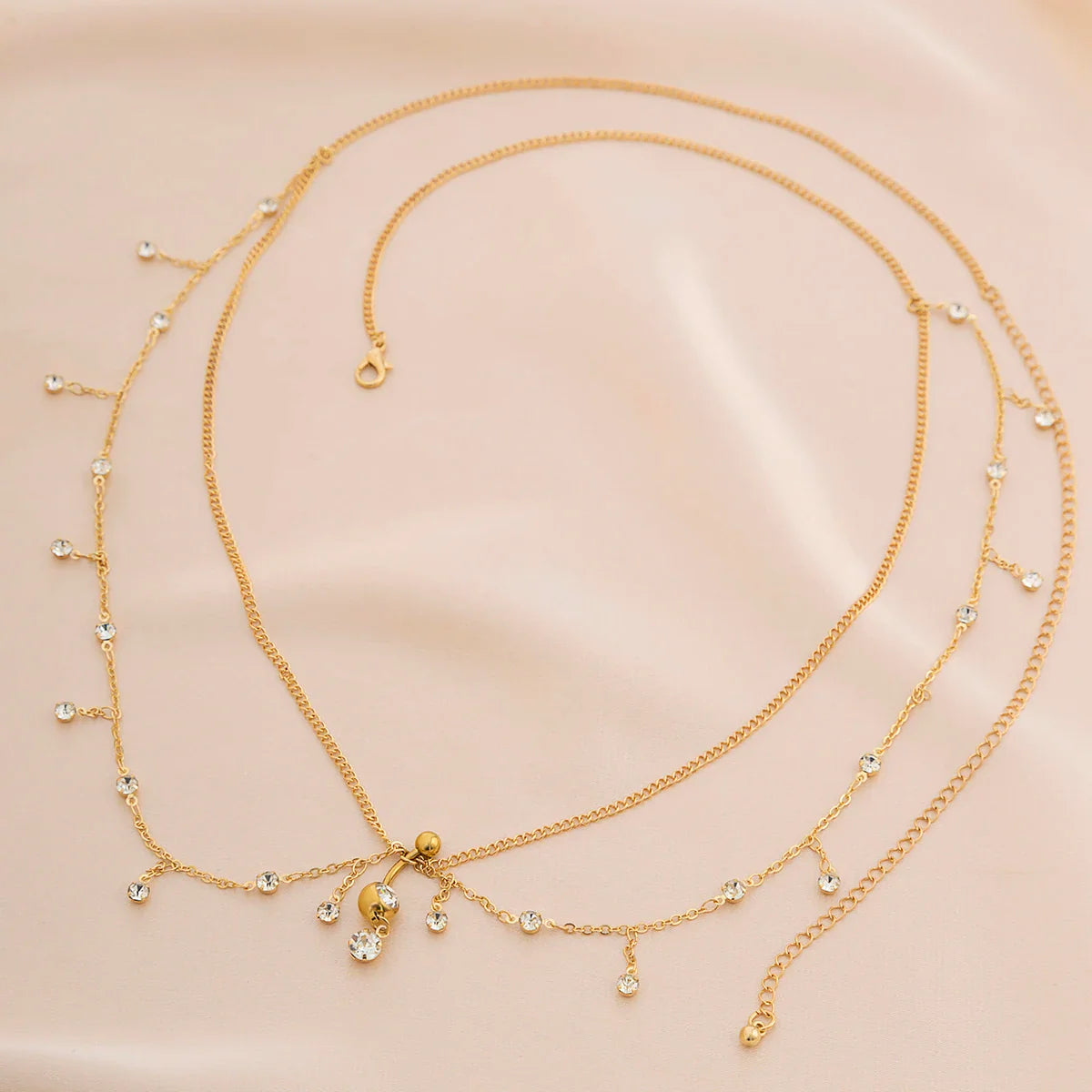 Hip and navel chain - waist and belly jewelry for women 