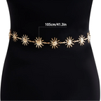 Sun hip chain - waist and belly jewelry for women