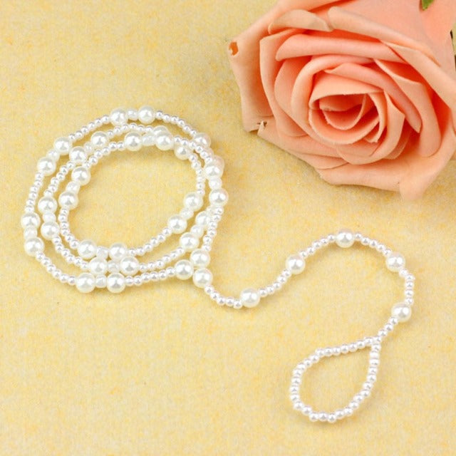 Anklet with Pearls for Women