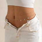 Women's Waist Chain Gold & Silver