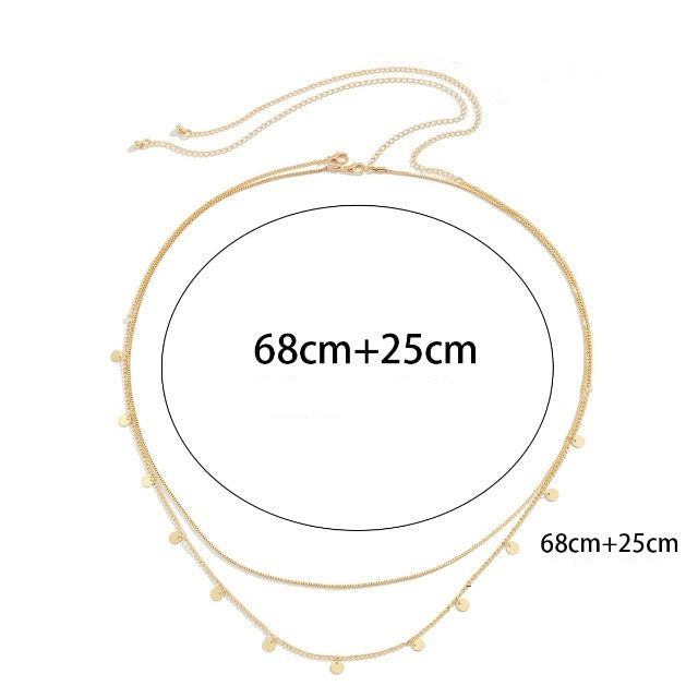 Women's Waist Chain Gold & Silver