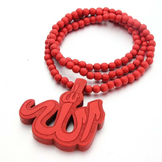 Red Arabic Muslim Sebha Prayer Beads