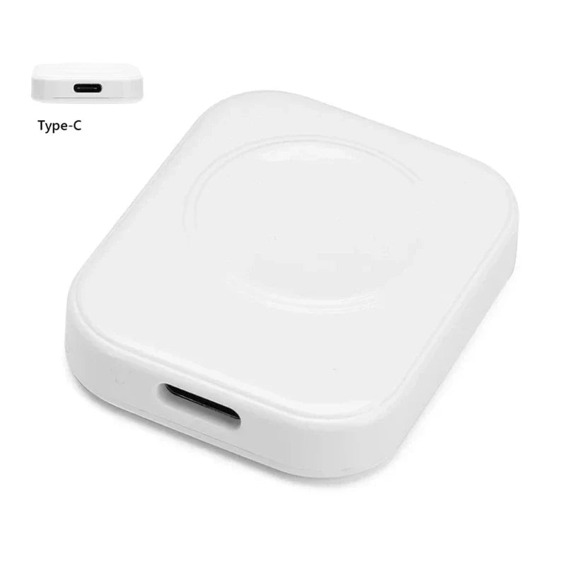 White Portable Apple Watch Wireless Charger