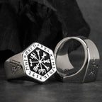 Viking Signet Ring Silver Men's Ring
