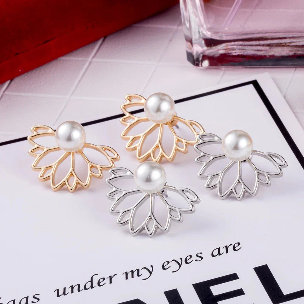Women's Lotus Flower Earrings
