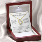 Gift box with 'Mom of Love' Necklace