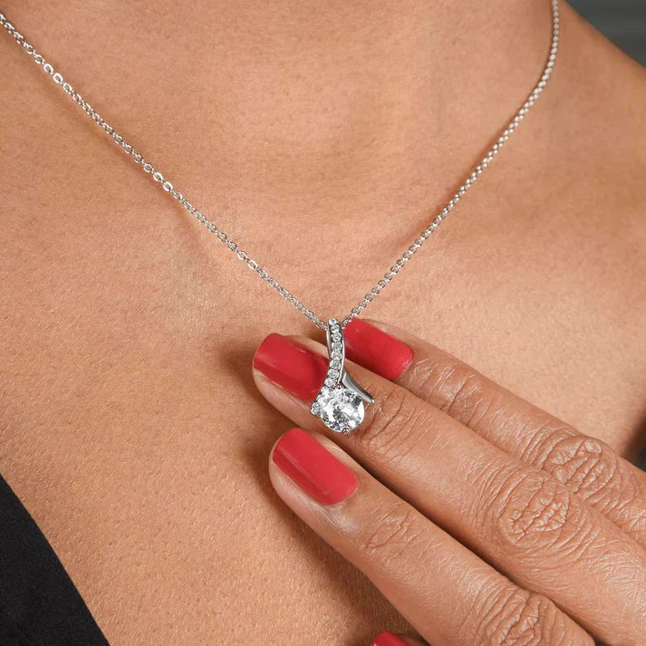 Necklace "To the Woman of My Life" Valentine's Love Couple