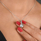 Necklace "To the Woman of My Life" Valentine's Love Couple