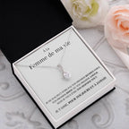 Necklace "To the Woman of My Life" Valentine's Love Couple
