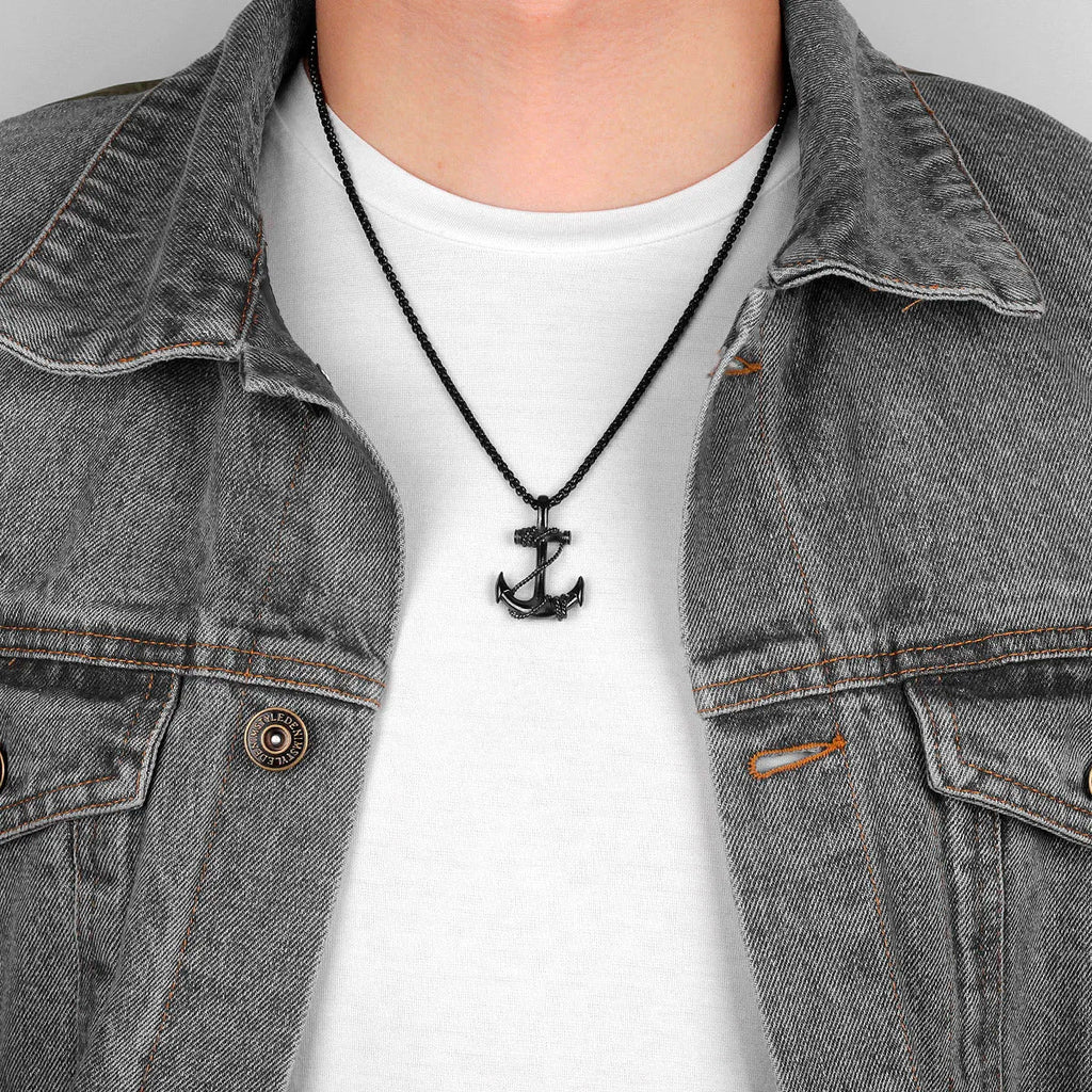 Kalung sauh lelaki hitam