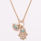 Arab Necklace Fatima's Hand Gold