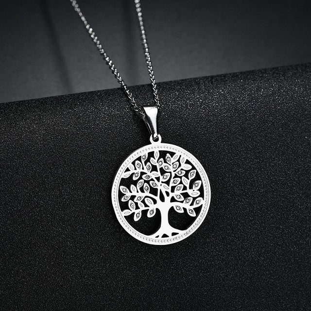 Tree of Life Silver Necklace