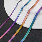 Necklace with rainbow pendant for men or women