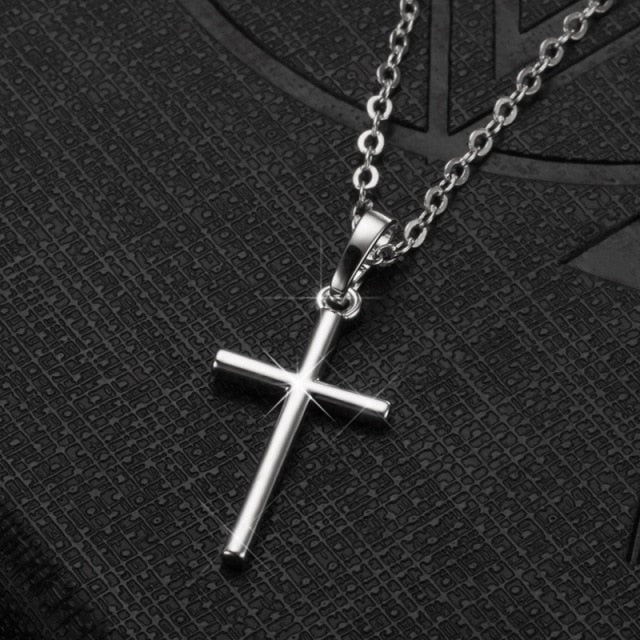 Silver Cross Necklace