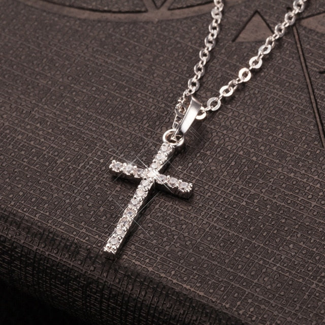Silver Cross Necklace