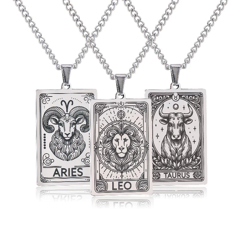Necklace with Beautiful Astrological Zodiac Sign Pendant