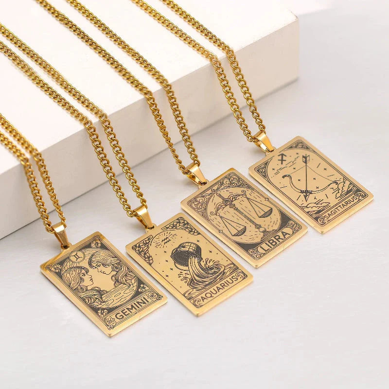 Necklace with Beautiful Astrological Zodiac Sign Pendant