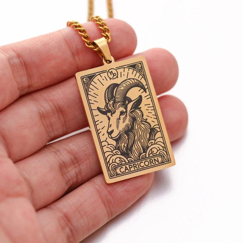 Necklace with Beautiful Astrological Zodiac Sign Pendant