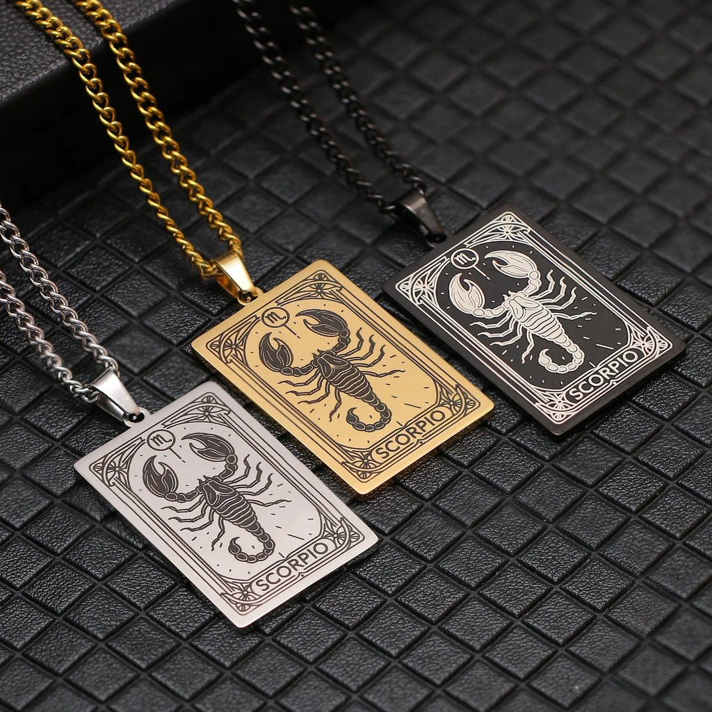 Necklace with Beautiful Astrological Zodiac Sign Pendant