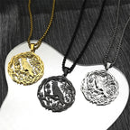 Necklace with Tree and Bird Pendant silver