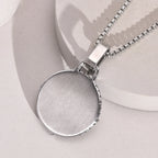 Men's Compass Rose Pendant Necklace