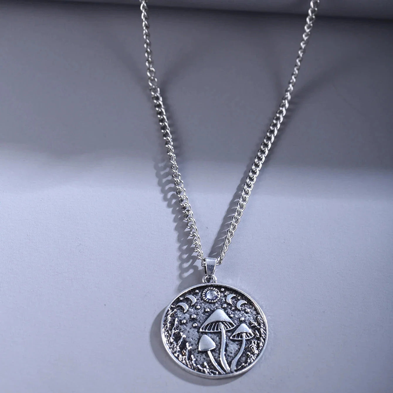 Necklace with Mushroom Pendant