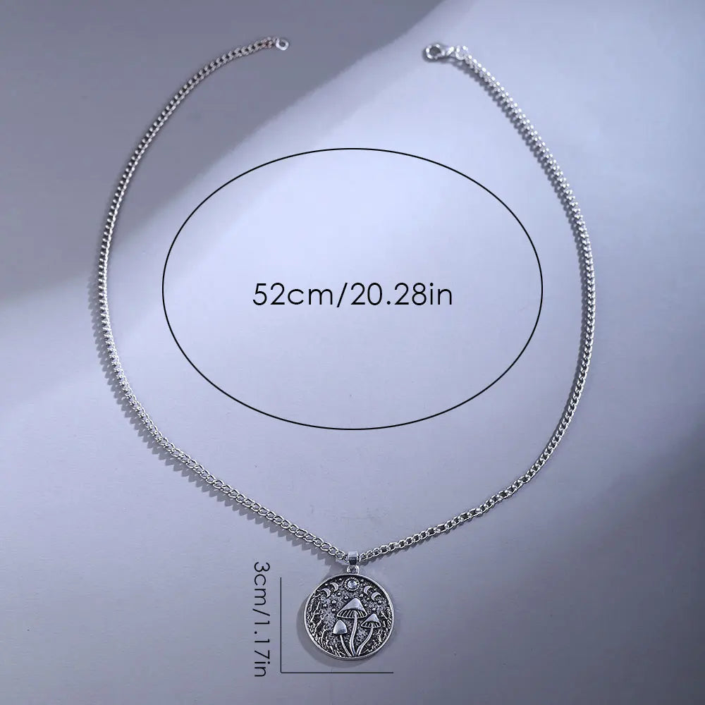 Necklace with Mushroom Pendant