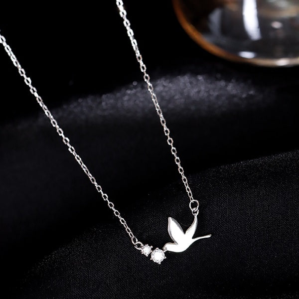 Necklace with Dove Pendant