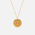 Necklace with Constellation Zodiac Sign Pendant