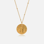 Necklace with Constellation Zodiac Sign Pendant