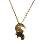 Necklace with Skull Pendant Bronze