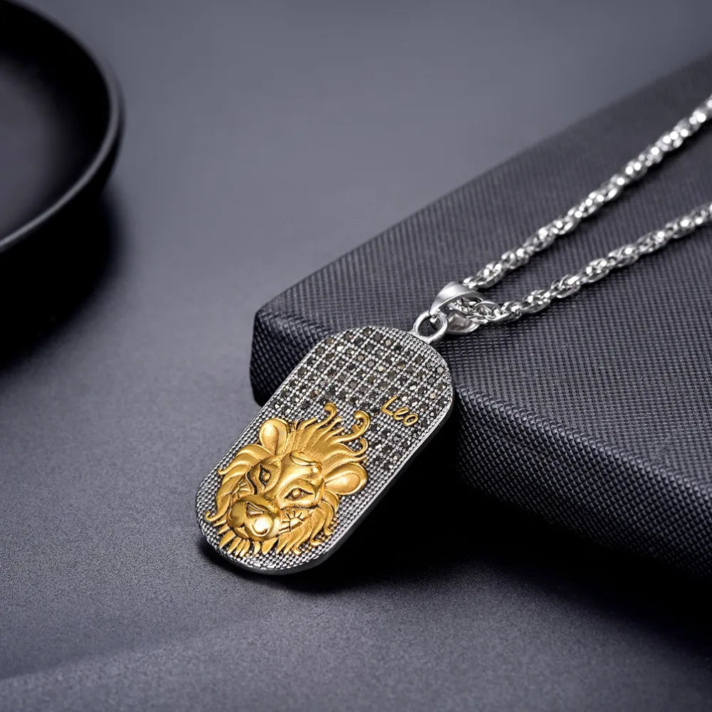 Necklace with Astrological Zodiac Sign Pendant