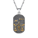 Necklace with Astrological Zodiac Sign Pendant
