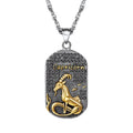 Necklace with Astrological Zodiac Sign Pendant