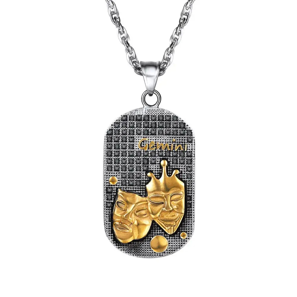 Necklace with Astrological Zodiac Sign Pendant