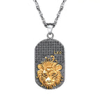 Necklace with Astrological Zodiac Sign Pendant