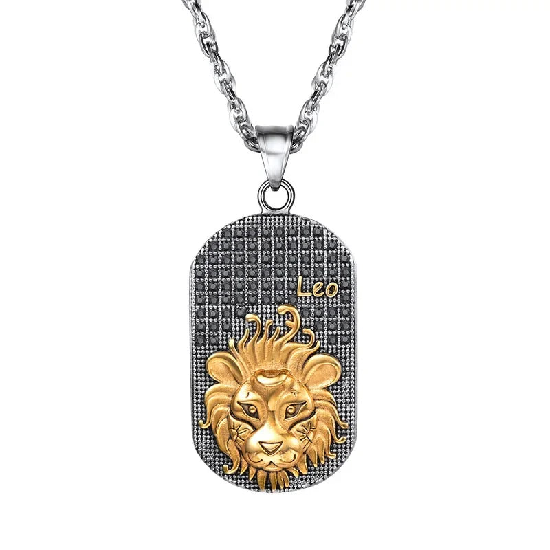 Necklace with Astrological Zodiac Sign Pendant